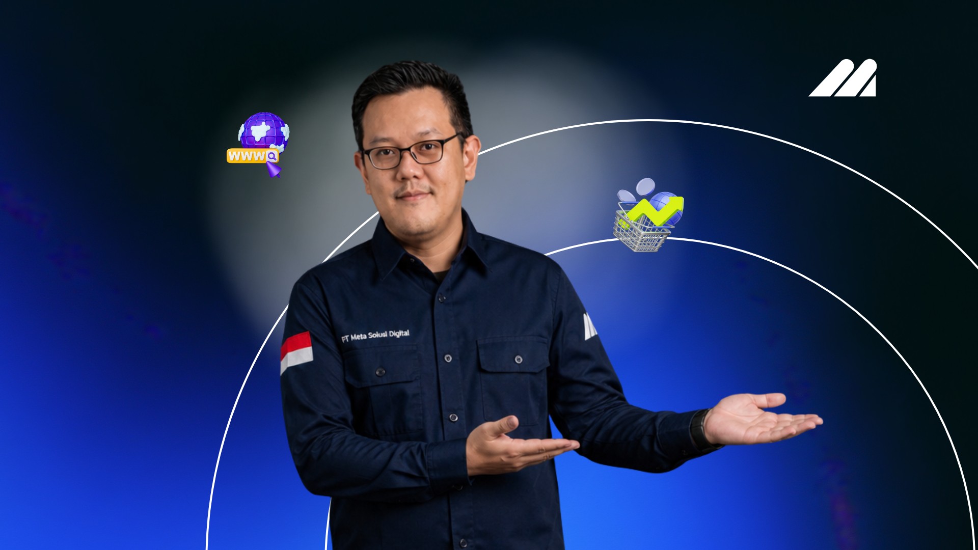 Ilustrasi website yang bekerja sebagai mesin penjualan otomatis