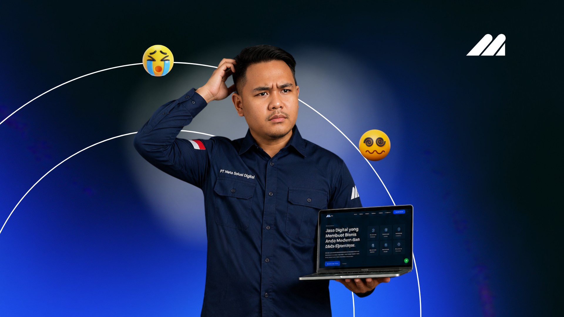 Ilustrasi website yang belum muncul di hasil pencarian Google